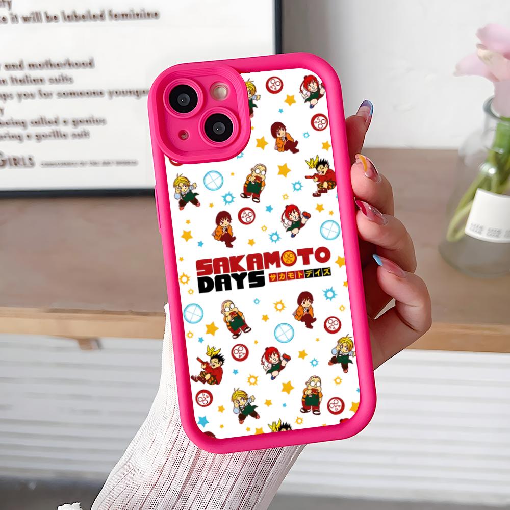

Sakamoto Days Mobile Phone Case for iPhone 17 16 15 14 13 12 11 Air Pro Max Plus Thicken TPU Colorful Cover Cover Luxury Pretty iPhone 11 Pro Max