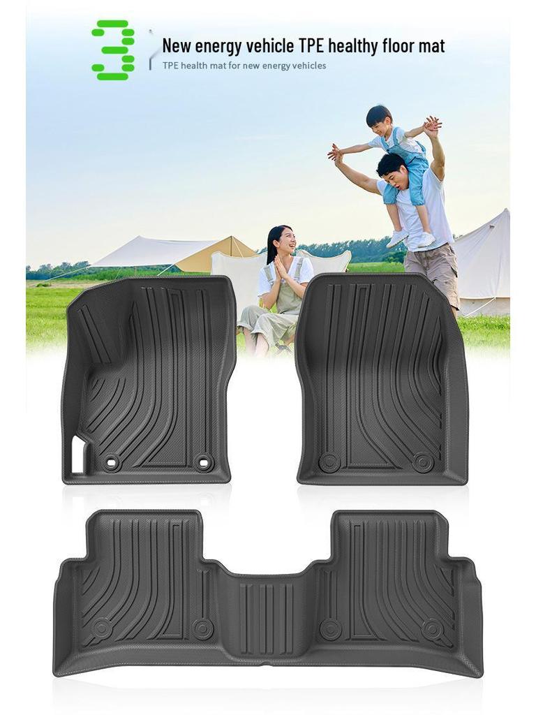 Eco-friendly TPE Floor Mats for 2019-2023 Toyota Corolla/Levin - Includes Trunk and Main Mats.