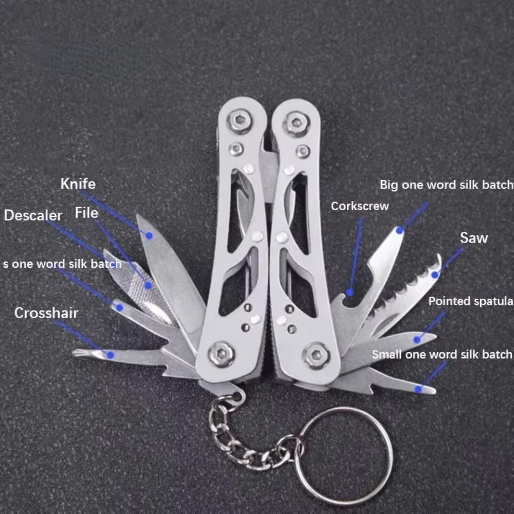Multi-tool Pliers Outdoor Combination Knife Pliers Stainless Steel Folding Portable Multi-purpose Camping Survival Pliers Tools