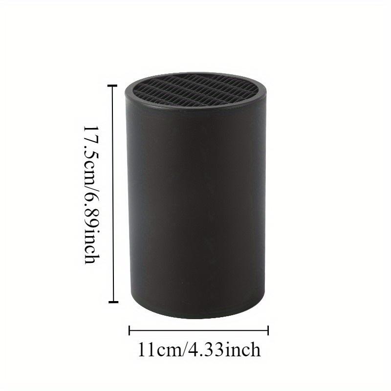 

Органайзер для ножей и ножниц из полипропиленового пластика - прочная многофункциональная кухонная стойка для хранения на столешнице для дома и улицы, кухонные принадлежности чёрный