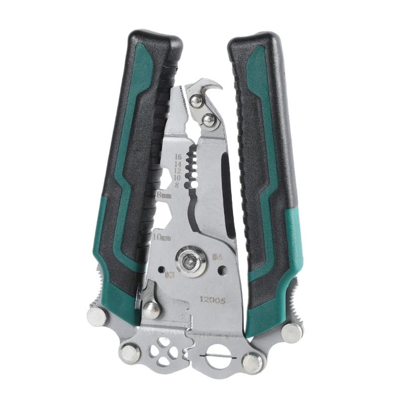 Multifunktionale Abisolierzange Handwerkzeug Geeignet für Elektriker, Automatisches Abisolieren mit Crimpfunktionen