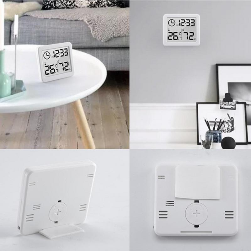 2022 LCD digitální teploměr vlhkoměr Vnitřní pokoj Elektronický měřič teploty vlhkosti Senzor Meteorologická stanice pro domácnost