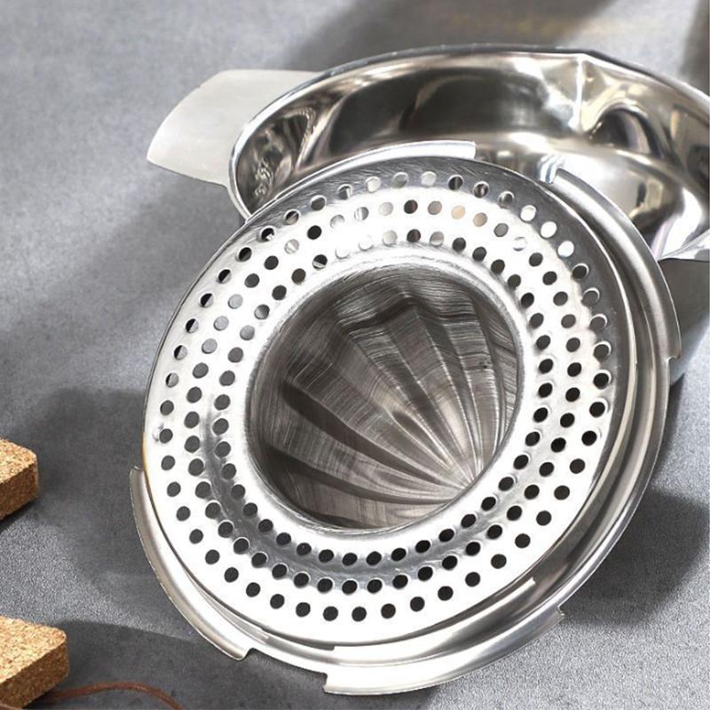 Hand Juicer Multi-functional Orange Lemon Juicer 304 Stainless Steel Manual Portable Citrus Juicer Kitchen Manual Citrus Juicer