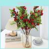 Plastic Pomegranate Fake Flower Collectors Edition For House Decoration And Photography