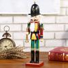 Wooden Nutcracker Figures Nutcracker Soldier Doll Figure Christmas Festive Puppet Home Decor Party Supplies For Shelf Window