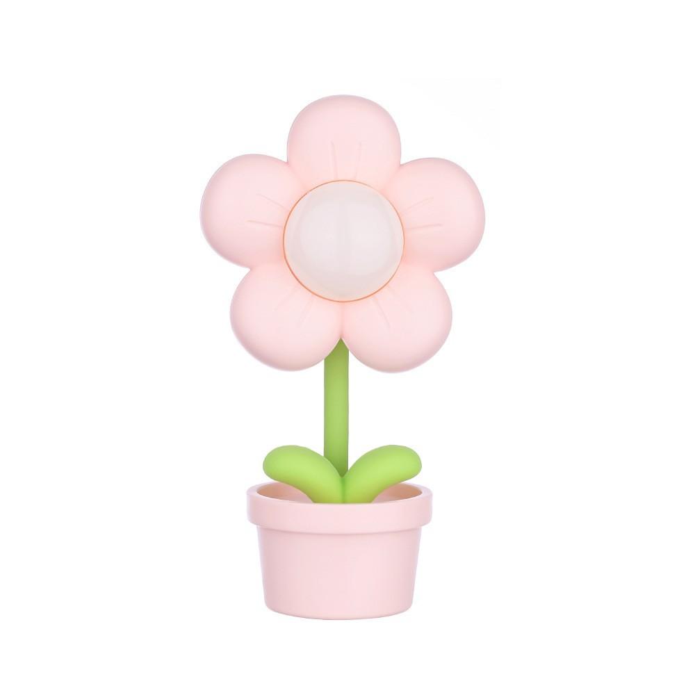 Mini Flower Cute Bedroom Nightlight Creative Nightstand Decoration Cream Glue DIY Nightlight Graduation Gift Lamp