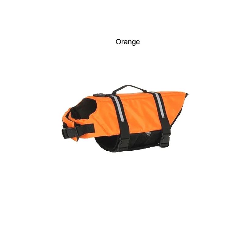 Hond Zwemvesten Verstelbaar Huisdier Hond Zwemvest Met Reflecterende Strepen Hond Drijvend Vest Voor Kat Kleine Middelgrote Grote Honden Zwemmen (Orange,XXS ( Smallest size)) oranje
