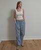 INJIACTIVE Nylon Track Pants Sky Blue