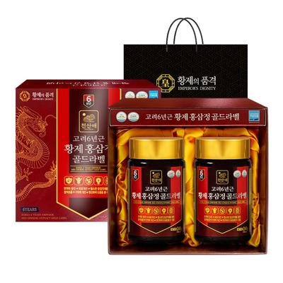 The Emperor's Dignity, 6-year-old Goryeo Emperor Red Ginseng Extract, Gold Label, 480g, 1 Unit