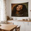 Bob Marley Reggae Music Legend Wall Hanging Decor Tapestry, Perfect Home Decor, Suitable for Dorm, Living Room, Parties