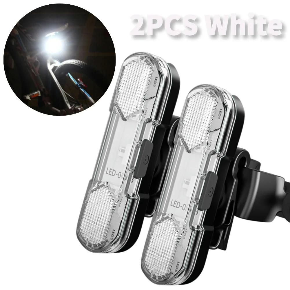 1/2PCS USB Rechargeable LED Bike Light Waterproof Bicycle Seatpost Cycling Tail Light Safety Warning Bicycle Rear Light