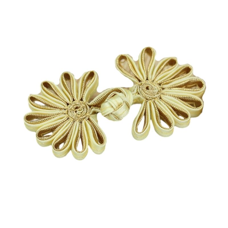 

Chinese Frog Closure Button Scarf Cardigan and Costumes Outfit Sewing, Flower Cheongsam Sewing Fasteners