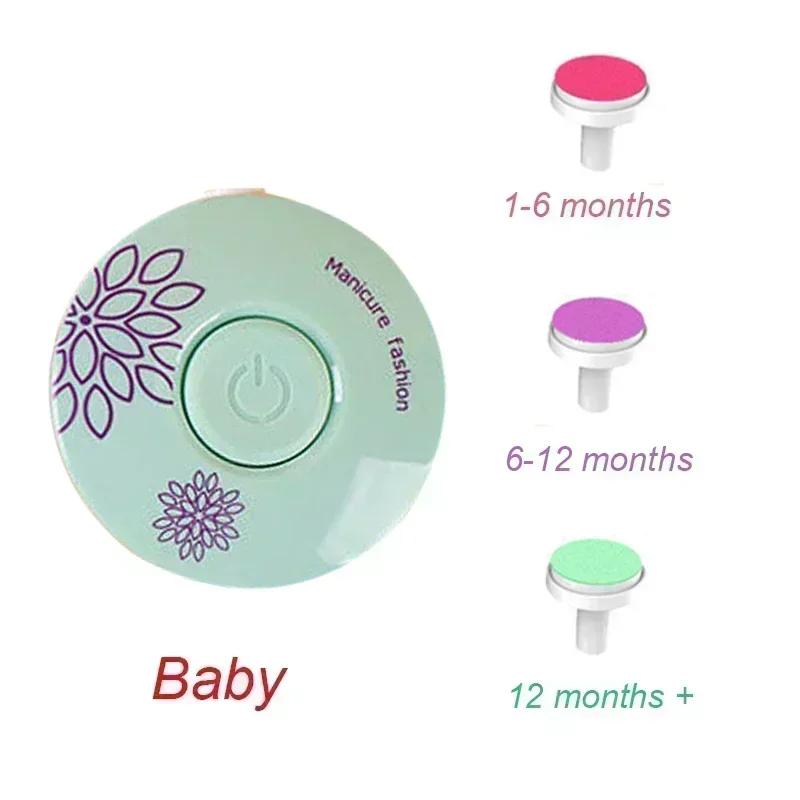 Non-Toxic Electric Baby Nail Trimmer Baby Items Kid Nail Polisher Tool Care Kit Easy To Trim Nail File Newborn Baby Things Bebe Accessorie