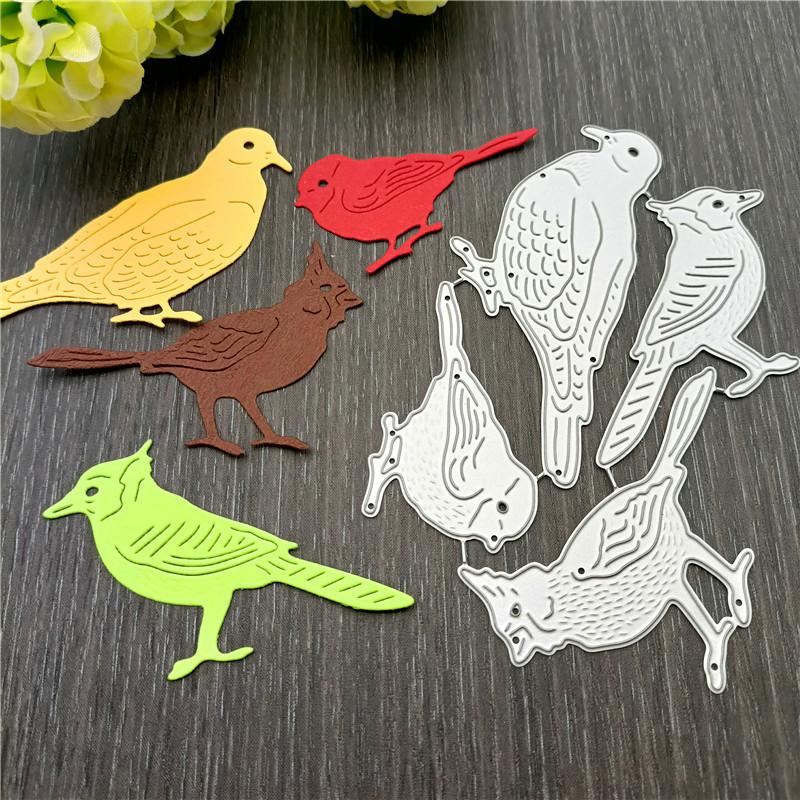 Birds Metal Cutting Dies Stencil DIY Scrapbooking Photo Album Decor Embossing Cards Making DIY Crafts