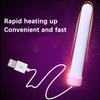 Yousheng 2Pcs USB Heating Rods Safe Warm Stimulation Convenient Unique Warmer Sticks for Men's Masturbation Cup