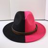 Popular European and American Classic Double-color Wide-brimmed Top Hat Men's and Women's Fashion OL Style Cowboy Hat Jazz Hat