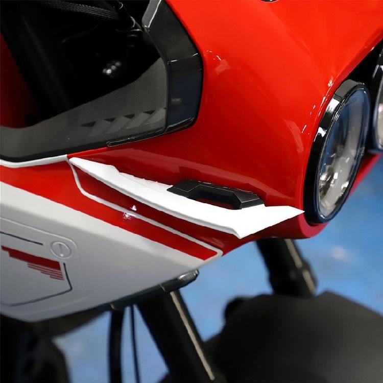 Motorcycle Front Fairing Aerodynamic Winglets Side Spoilers Decorative Sticker