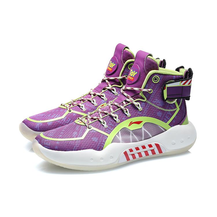 New Disney x LiNing YuShuai 14 Buzz Lightyear High Top Basketball Shoes Men's Roman Purple ABAQ135-8