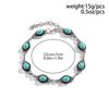 Boho Vintage Blue Seed Bead Chain Anklet for Women Ethnic Sandals Natural Stone Leg Bracelets Summer Beach Bikini Accessories