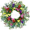 Artificial Flower Wreath Easter Valentines Day Hotel Restaurant Door Decorations