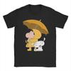 Lässiges Shinchan & Shiro T-Shirt Herren Baumwolle Kurzarm Buntstifte Shin-chans Rundhals Sommerkleidung#Farbe