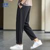 ROMON Men's Tencel Blend Waffle Knit Casual Pants