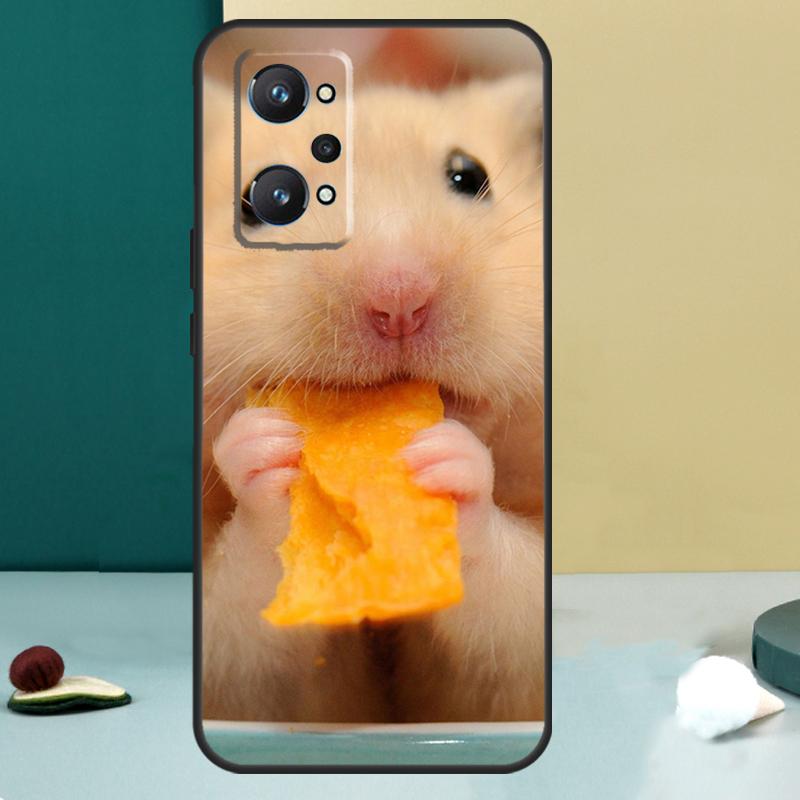 Cute Lovely Pet Hamster For Realme GT 7 Pro GT 5 6 6T C67 C61 C55 C53 C51 C21Y C25S C75 10 11 12 13 14 Pro Plus Case
