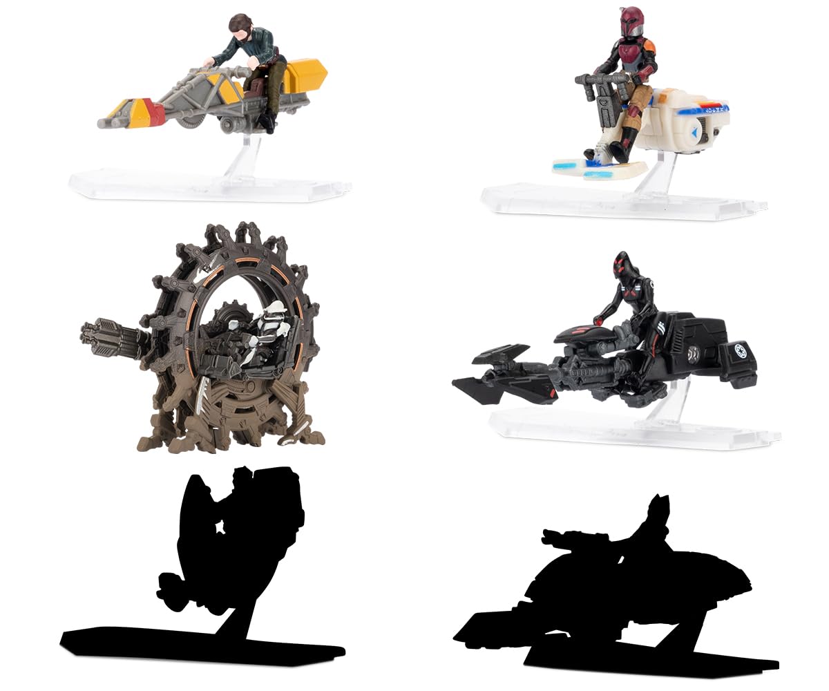 

Star Wars Micro Galaxy Scout Class Mystery Vehicles Figures Series 8 of Vehicles & (Box 12) Non-Scale