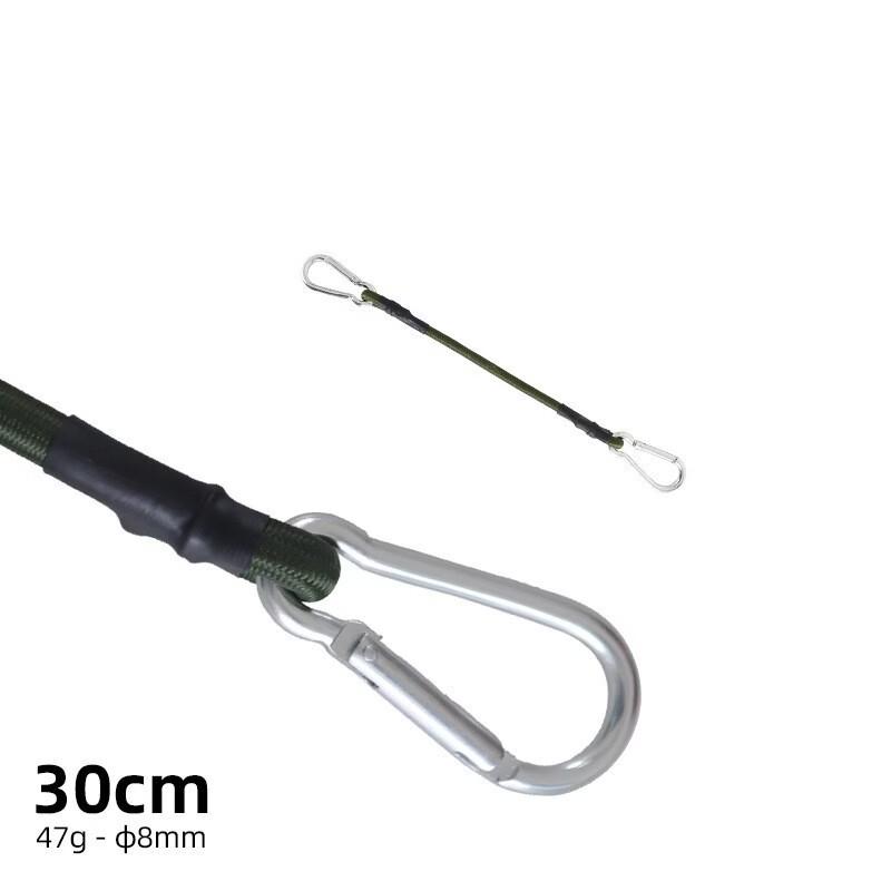 

Outdoor Elastic Bungee Straps with Carabiner Hooks