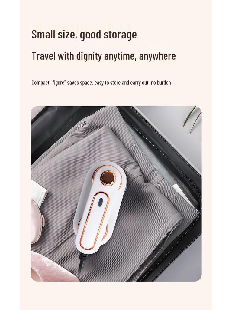 Compact Foldable Handheld Steam Iron & Garment Steamer