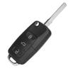 Replacement Car Key Cover Remote Key Shell Flip Folding 2 Buttons Car Accessories Auto Key Case