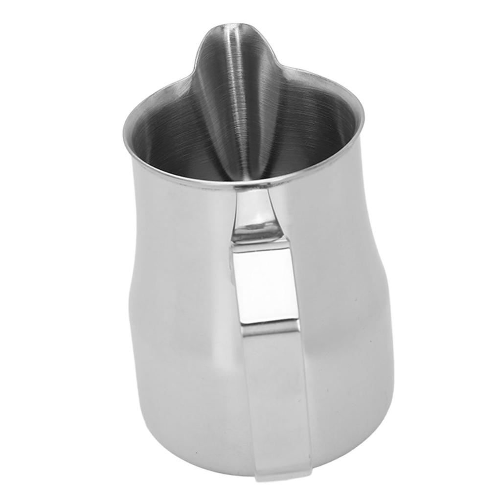 Milk Frothing Pitcher Coffee Steaming Pitcher 304 Stainless Steel Coffee Milk Cup Milk Frother Cup Olecranon Type