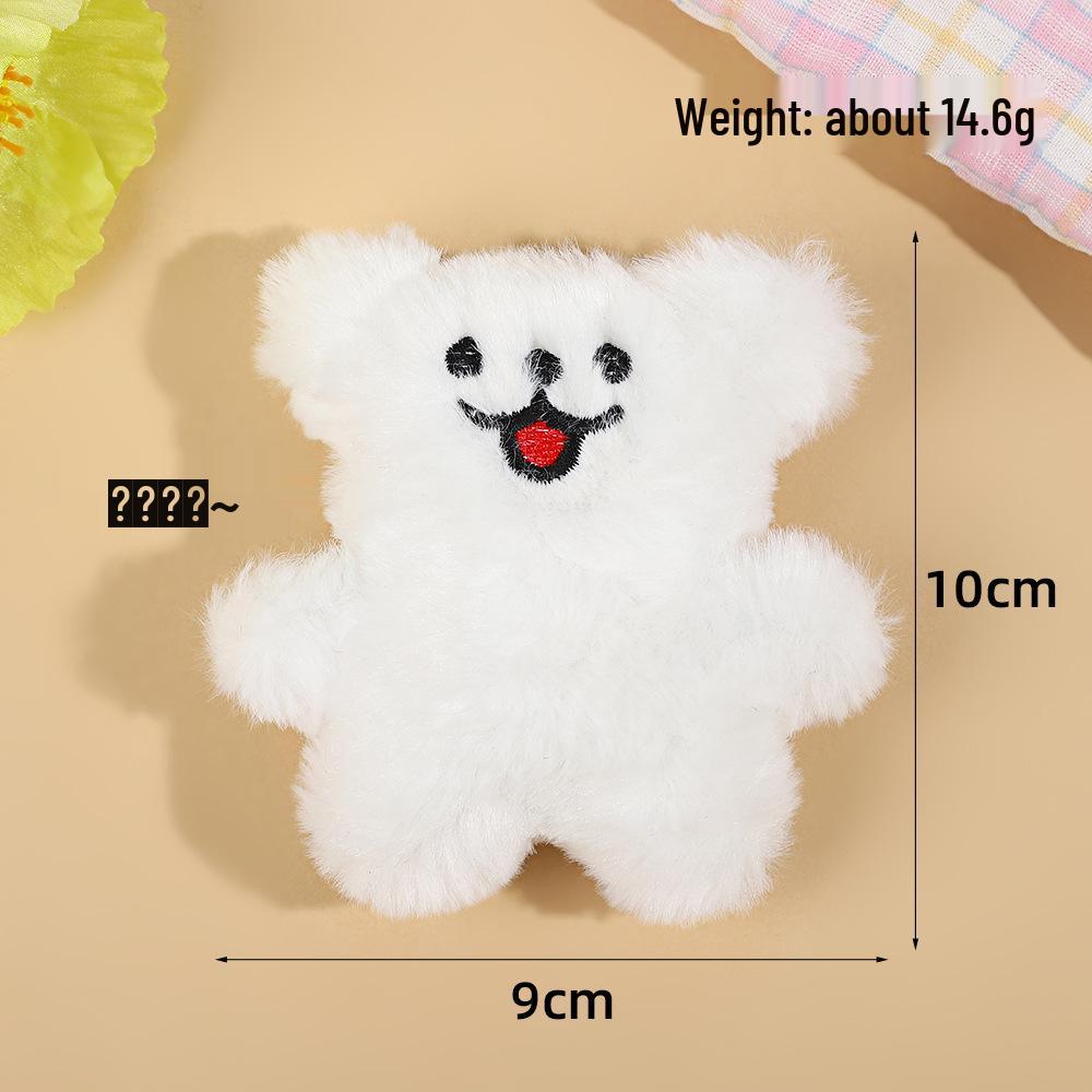 Adorable Cartoon Cat Plush Keychain - DIY Schoolbag Pendant