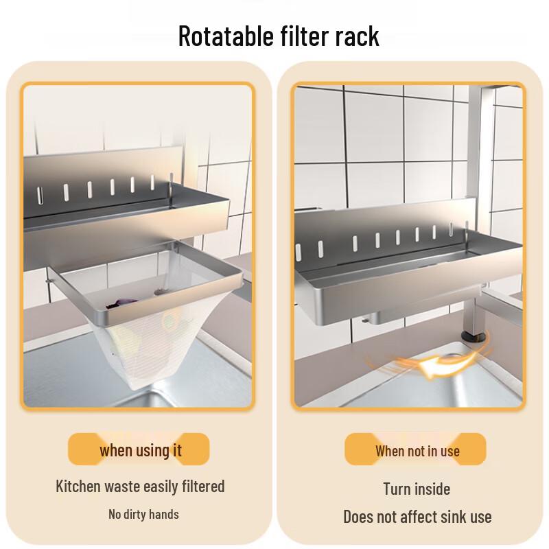 Beifu Stainless Steel Over-Sink Dish Drying Rack