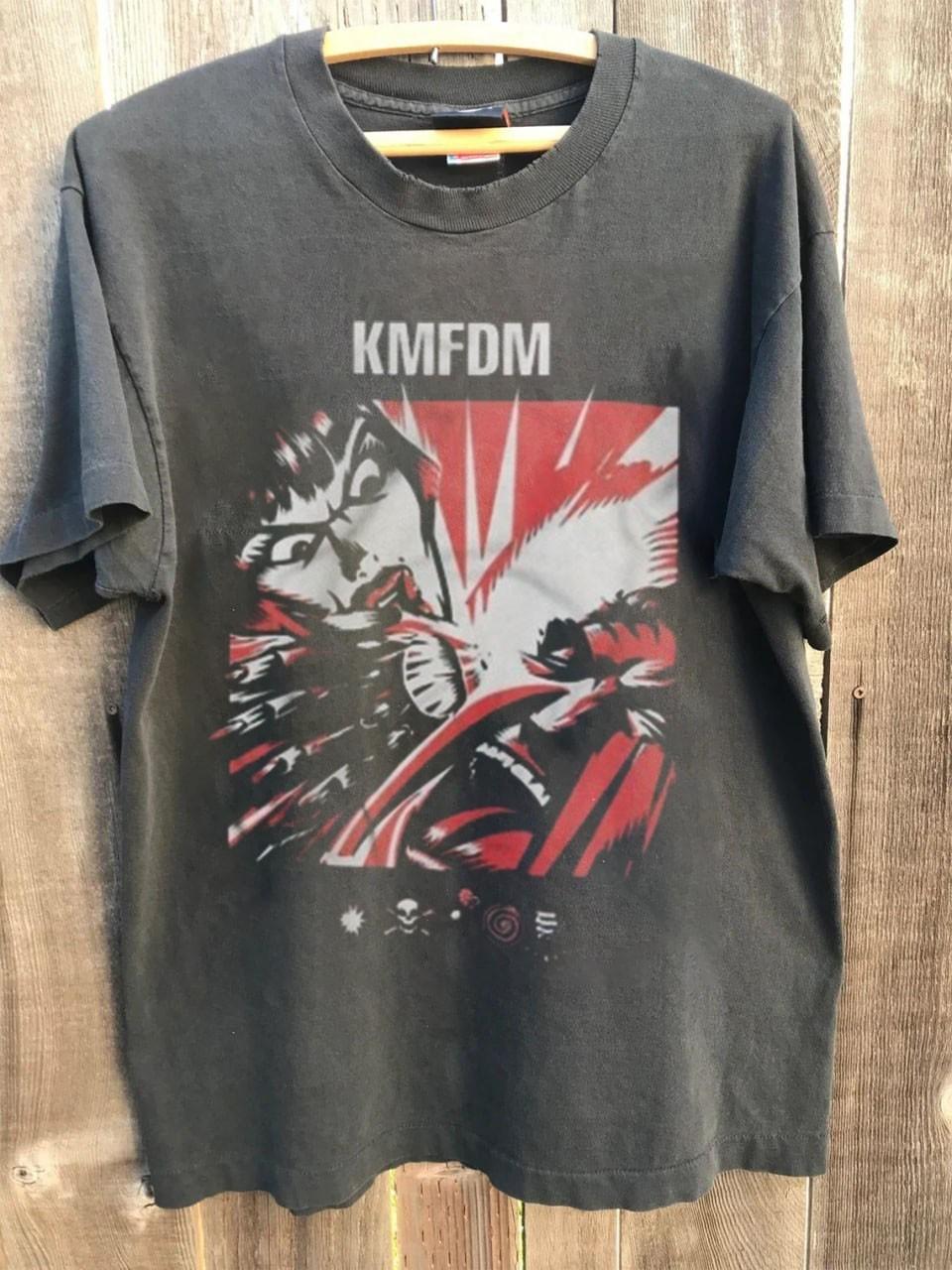 KMFDM Symbols chacoal color reprint shirt AN70207 Unisex T-Shirt M
