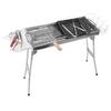 50 Pcs Full Set of Barbecue Stove Thicken Stainless Steel Barbecue Grill Carbon Barbecue Stove Rack