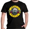 Official Guns N Roses T Shirt Classic Logo Rock Licensed Tee Black New S To 5XL