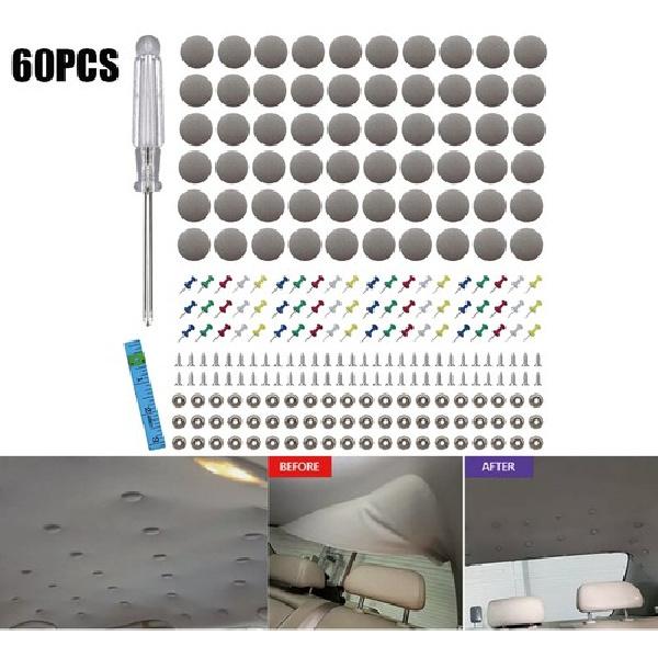 US 60x Car Roof Liner Ceiling Fixing Repair Buckle Sagging Headliner Snap Screws