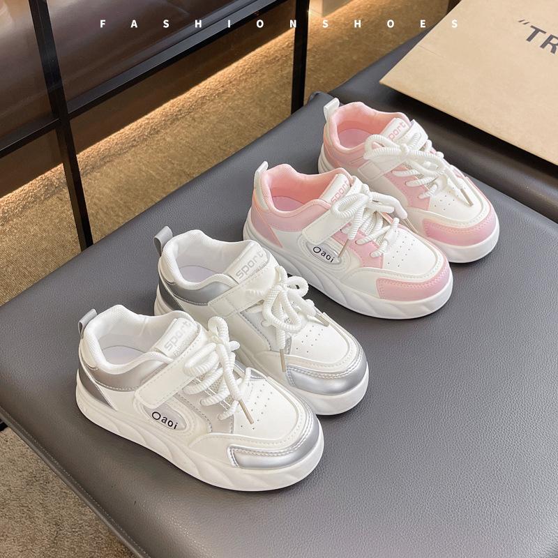 Children's board shoes spring and autumn girls' shoes casual shoes boys microfiber casual non-slip soft-soled sports shoes tide foreign trade