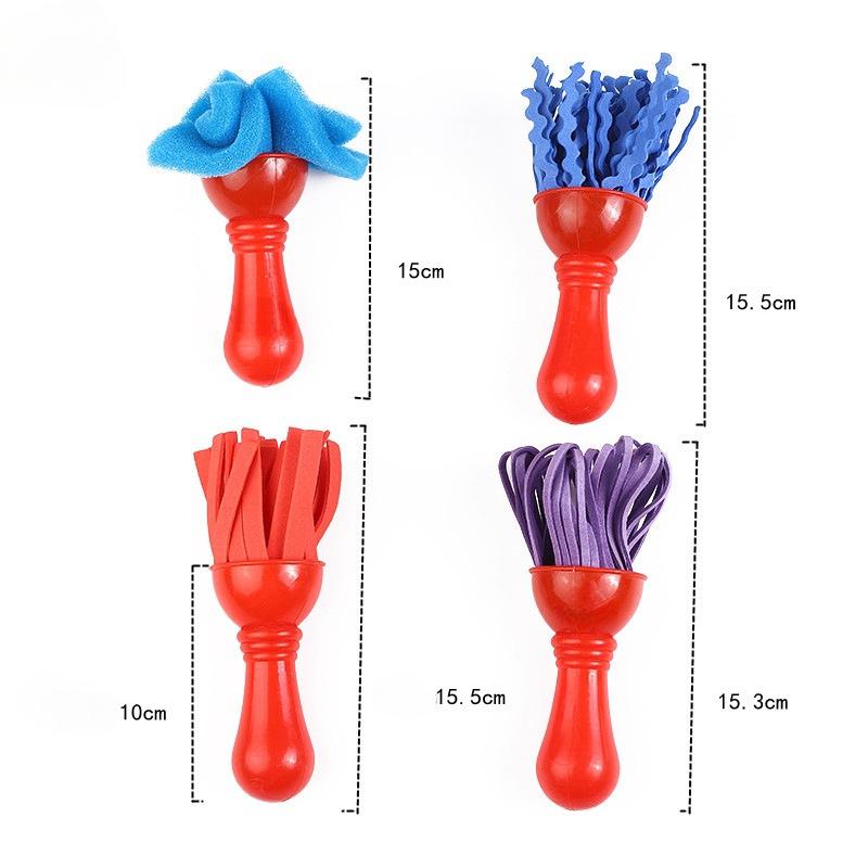 4 Pieces/set, Torch Handle Seal, Children's, Creative Drawing Tool, DIY, Painting Sponge Brush, Art Supplies