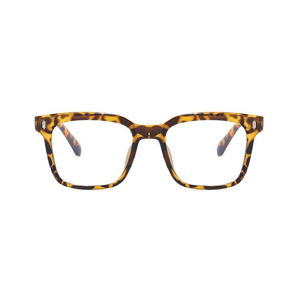 Lens Glasses Leopard Print Gradient Frame Square Korean Computer Eyewear Women Eyeglasses Fake Glasses Black Frame Eyeglasses