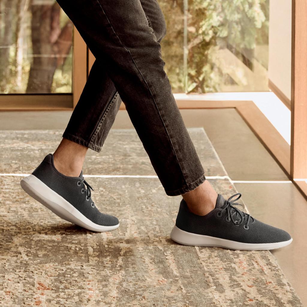 Allbirds TreeRunner Kaikoura White Rozmiar cm Męskie Sneakersy, (Biała podeszwa), 28,0