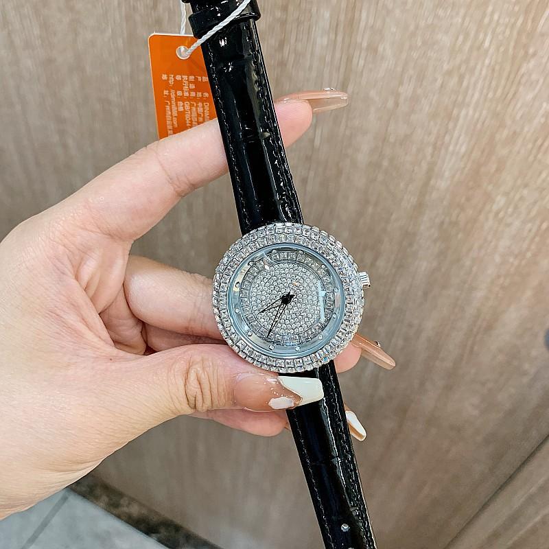 Watch Full Of Diamonds Gypsy Women S Watch Time Comes To Run Rotary Dial Belt Large Dial Lady