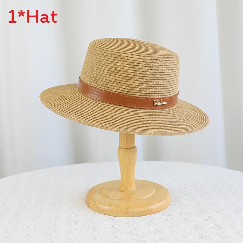 Summer Straw Hat For Women With Wide Brim Sun Protection Breathable Fashion Accessory For Beach Travel