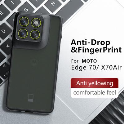 Durchscheinende Matte Hülle für Motorola Edge 70 Stoßfeste Matte PC-Rückseite für Moto Edge 70 Hülle für Motorola Moto X70 Air Hülle