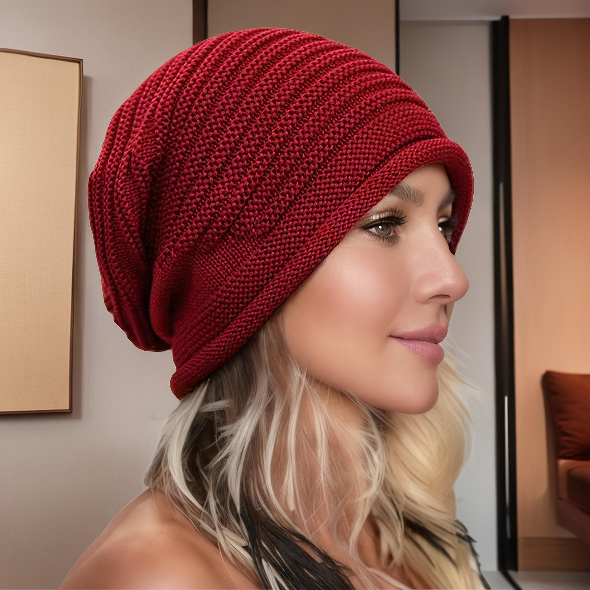 

Шапка-бини для мужчин и женщин - Черная полосатая теплая шапка-бини с защитой ушей для активного отдыха, езды на велосипеде, бега и зимних видов спорта, шапка для зимних видов спорта one size