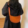 Trendige Cord-Knödeltasche Damen 2023 Neue Leichte Umhängetasche Urbaner Minimalistischer Stil