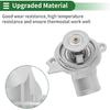 Motoforti Car Thermostat Engine Coolant Thermostat Housing Assembly for Mercedes-Benz C240 E320 E500 Aluminum Alloy No.1122030275