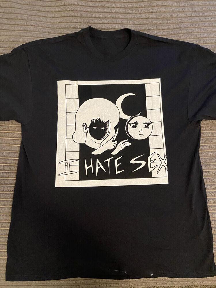 I Hate Sex Band T-shirt Black Unisex Short Sleeve S-5Xl Shirt Unisex T-Shirt XXL