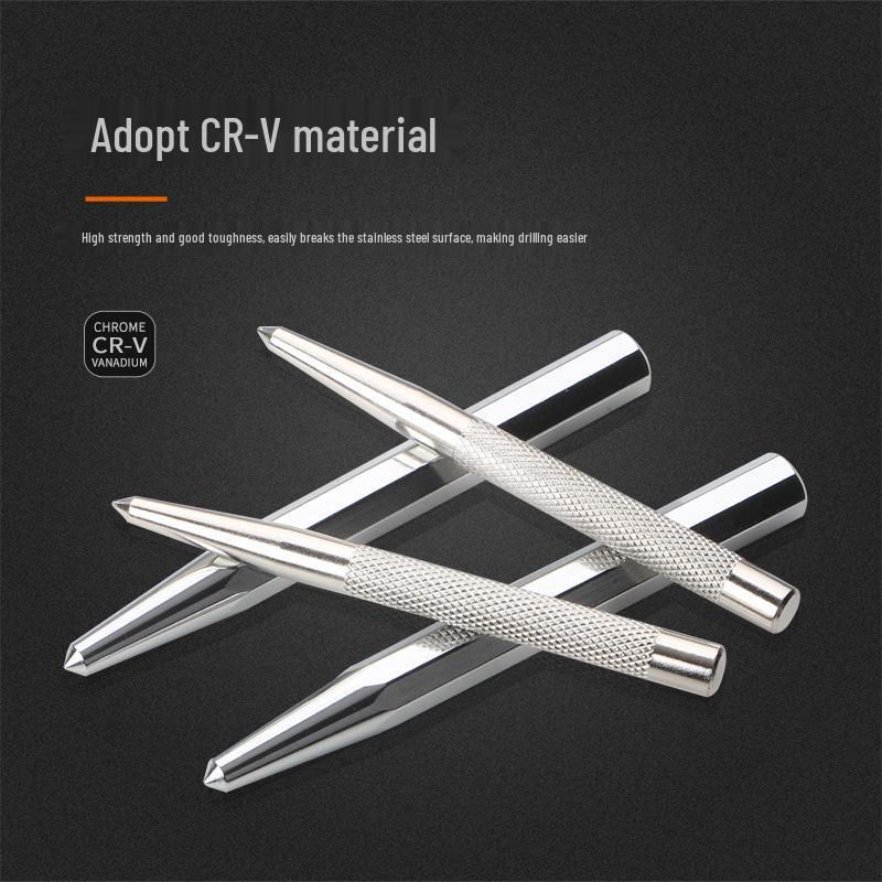 High Hardness Center Punch, Positioning & Drilling Hole Locator, Sharp Fitter Chisel Punch